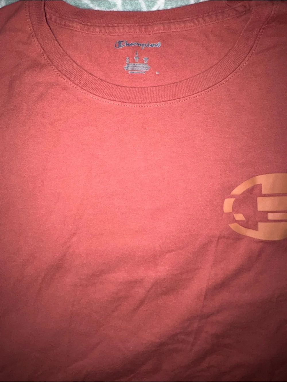 Men's Maroon Graphic Champion Tee - Picture 2 of 3